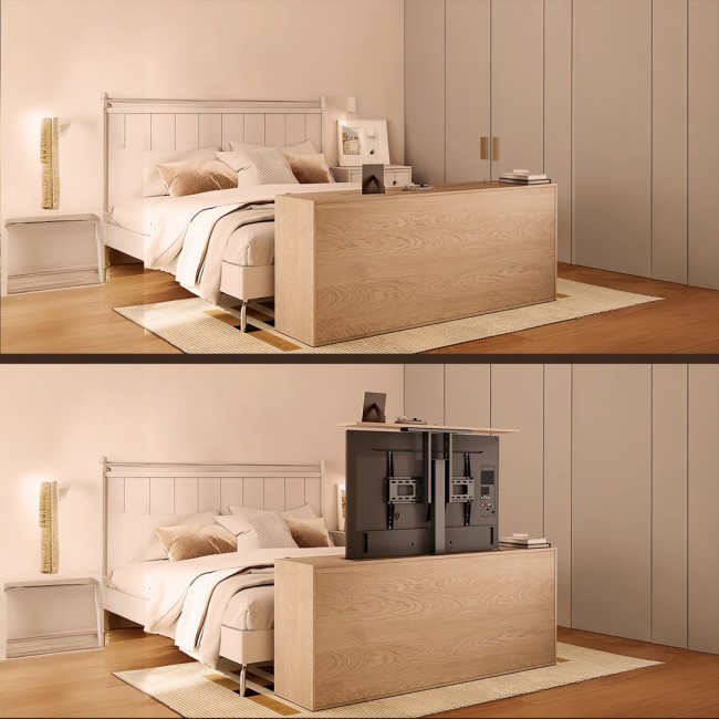 Maclean MC-866T Smart Motorized Electric TV Lift TUYA Mobile App Floor Mount Bracket Alexa Google Home 37''-80'' 60kg Cabinet VESA (EU plug) Maclean MC-866T Smart Motorized Electric TV Lift TUYA Mobile App Floor Mount Bracket Alexa Google Home 37''-80'' 60kg Cabinet VESA (EU plug)