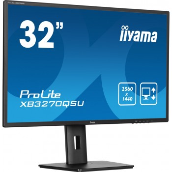 iiyama ProLite A height adjustable 32 IPS Panel Technology monitor featuring QHD resolution iiyama ProLite A height adjustable 32 IPS Panel Technology monitor featuring QHD resolution