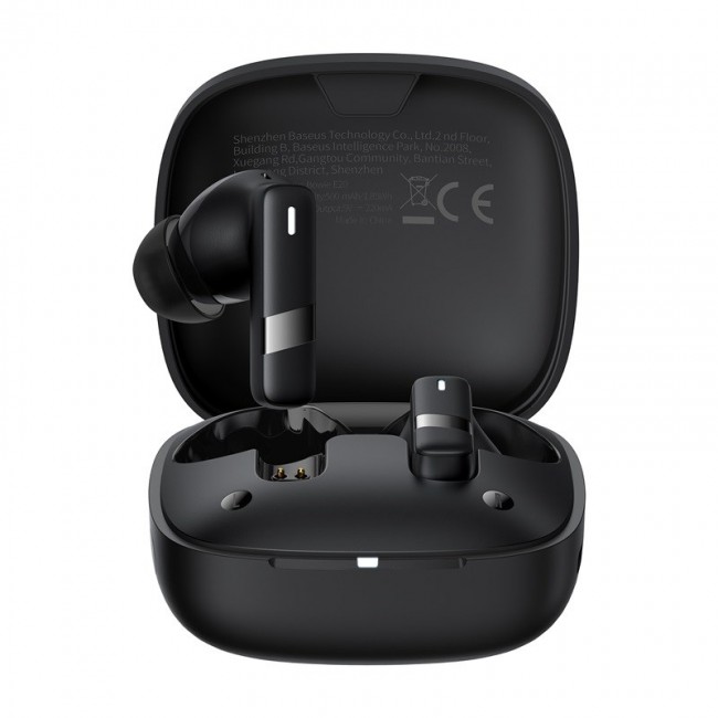 Baseus Bowie E20 Headset Wireless In-ear Calls/Music Bluetooth Black Baseus Bowie E20 Headset Wireless In-ear Calls/Music Bluetooth Black