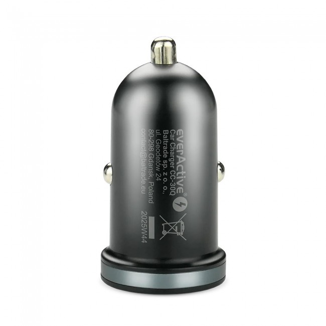 Car charger everActive CC-30Q USB + USB-C QC 3.0 PD 35W Car charger everActive CC-30Q USB + USB-C QC 3.0 PD 35W