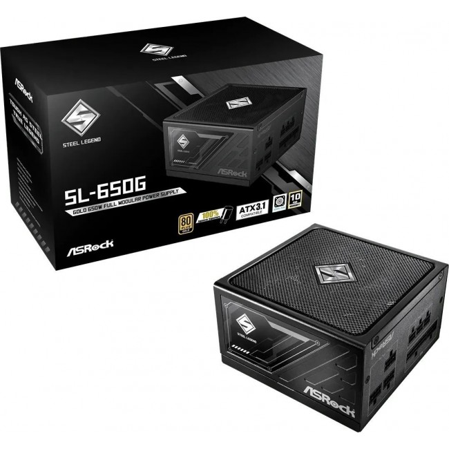 Power supply ASRock STEEL LEGEND 650W 80 Plus Gold (90-UXS065-GFEAAA)