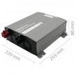 Qoltec Smart Professional Monolith Battery Charger for LiFePO4 AGM GEL SLA batteries | 90A | 12V | Fast charging