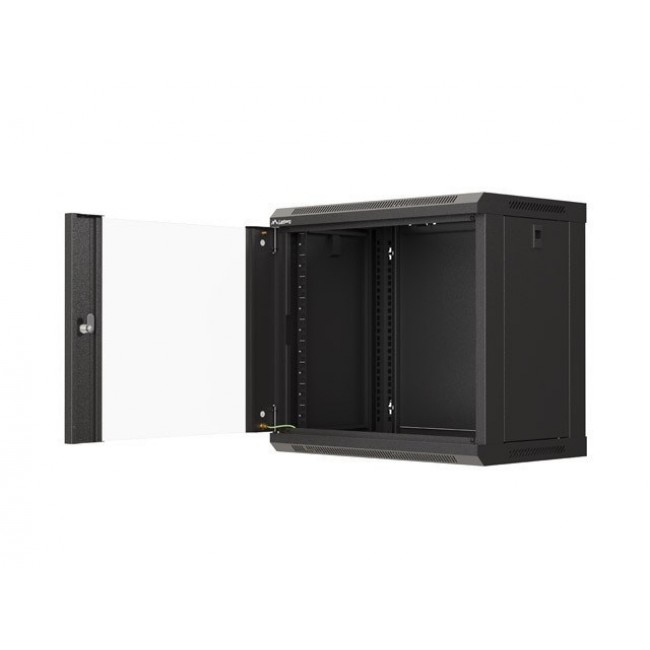 Lanberg WF03-5309-10B rack cabinet 9U Wall mounted rack Black