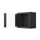 Lanberg WF03-5309-10B rack cabinet 9U Wall mounted rack Black