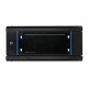 Extralink Rackmount cabinet 4U 600x600 Black wall mounted