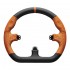 Asetek SimSports GT - rim - closed D, black and orange