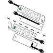 Brennenstuhl 1153300467 Black 7 AC outlet(s) 230 V 2 m