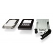 Icy Dock MB991TRAY-B drive bay panel Black, Silver