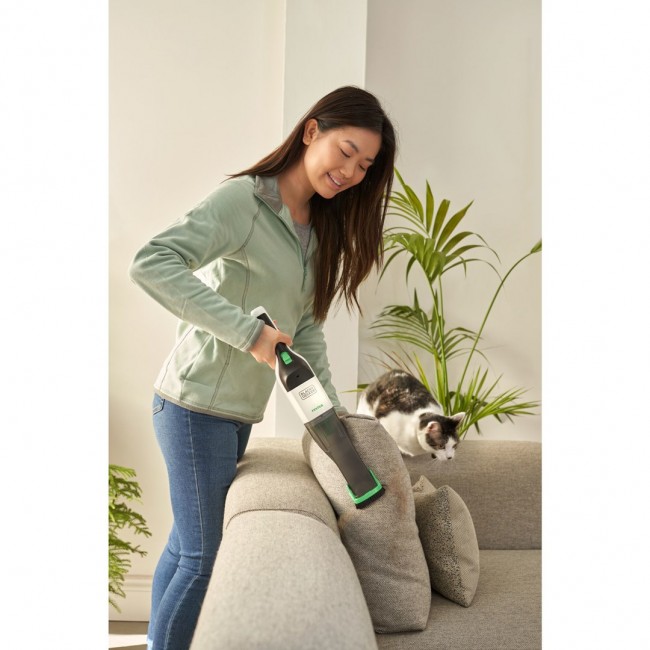 Black & Decker REVHV8C-QW handheld vacuum Black, White Bagless