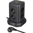 Brennenstuhl 1153560010 power extension 2 m 8 AC outlet(s) Indoor Black Brennenstuhl 1153560010 power extension 2 m 8 AC outlet(s) Indoor Black