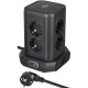 Brennenstuhl 1153560010 power extension 2 m 8 AC outlet(s) Indoor Black