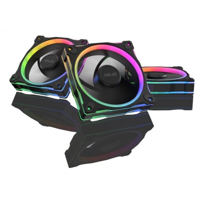 ASUS Prime MR120 Fan ARGB Black 3in1 Computer case 12 cm ASUS Prime MR120 Fan ARGB Black 3in1 Computer case 12 cm