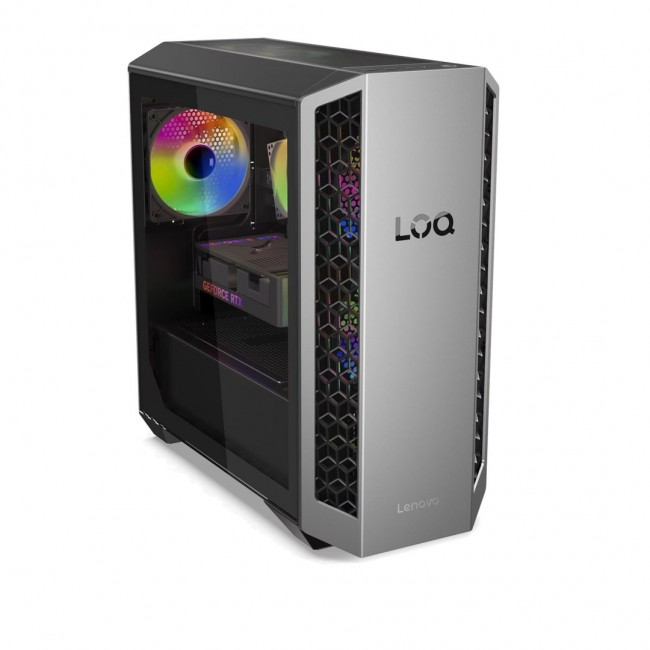 Lenovo LOQ Tower 26ADR10 Ryzen 7 8745HX 32GB DDR5 5200 1TB SSD GeForce RTX 5060 Ti 16GB Windows 11 Luna Grey / Eclipse Black
