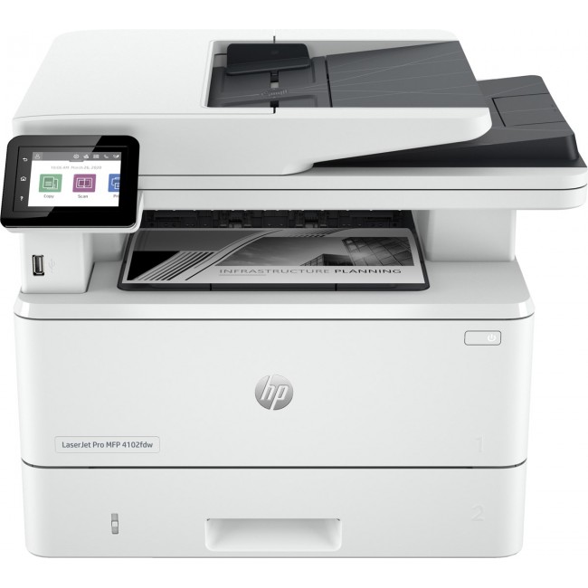 HP LaserJet Pro MFP 4102dw Printer Laser A4 1200 x 1200 DPI 40 ppm Wi-Fi HP LaserJet Pro MFP 4102dw Printer Laser A4 1200 x 1200 DPI 40 ppm Wi-Fi