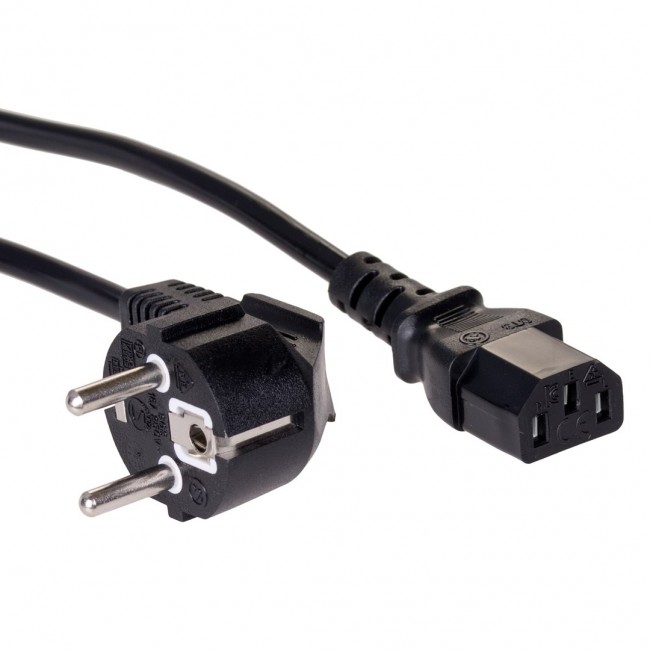 Akyga AK-PC-06A power cable Black 3 m CEE7/7 IEC C13 Akyga AK-PC-06A power cable Black 3 m CEE7/7 IEC C13