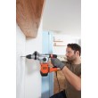 Black & Decker BEHS03K 900 RPM SDS Plus Black, Orange