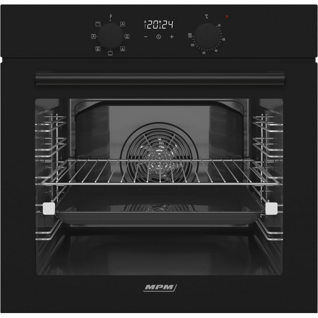 MPM-63-BO-25 built-in electric oven Black