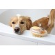 KERBL MagicBrush Bath Brush for Dogs and Cats with 100 ml Container - 11.5x7.5 cm