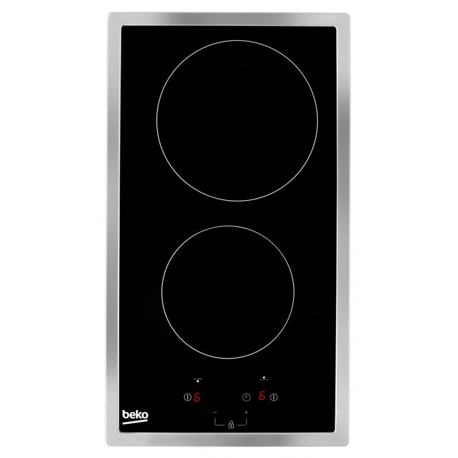 Beko HDMC32400TX 30cm Ceramic Hob with Touch Controls Beko HDMC32400TX 30cm Ceramic Hob with Touch Controls