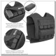 HMS Fitness KTO16 weighted vest Steel Black HMS Fitness KTO16 weighted vest Steel Black