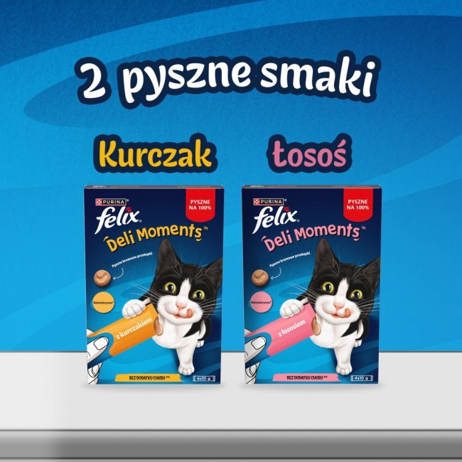 PURINA Felix Deli Moments Chicken - cat treats - 4x10g