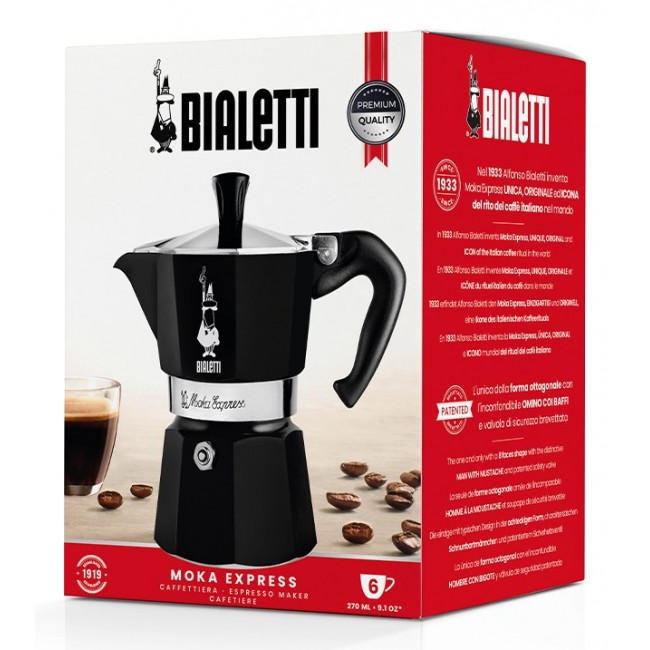 Bialetti Moka Express Moka pot Black Bialetti Moka Express Moka pot Black