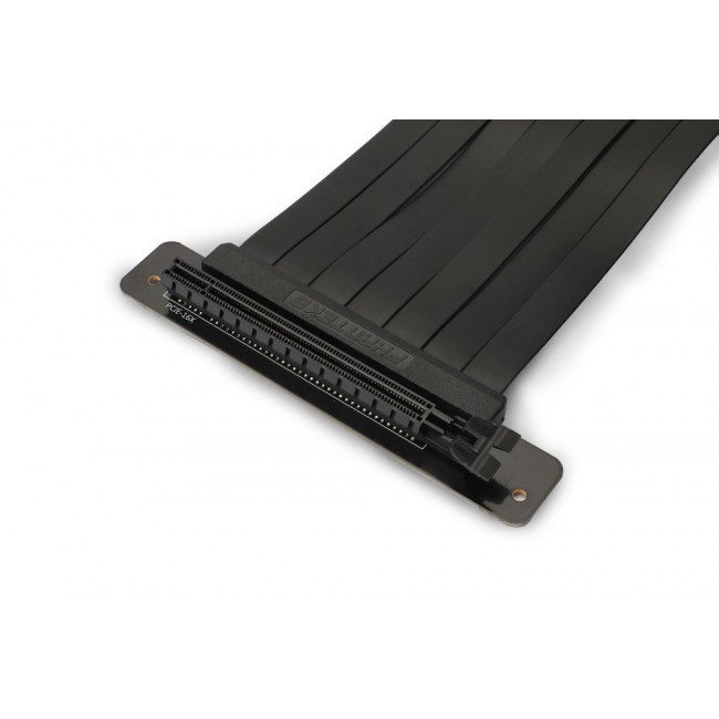PHANTEKS PCIe x16 Riser Ribbon Cable, 90 degrees, 22cm - black