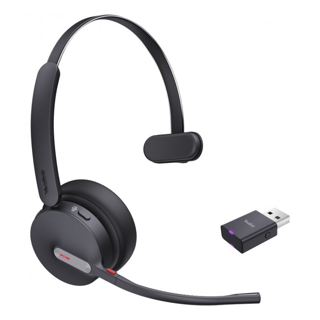 Yealink WH64 Hybrid Mono Teams Headset Wireless Head-band Office/Call center Micro-USB Bluetooth Black Yealink WH64 Hybrid Mono Teams Headset Wireless Head-band Office/Call center Micro-USB Bluetooth Black