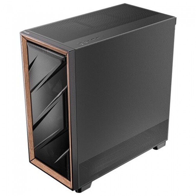 Antec FLUX SE Midi Tower Black, Wood