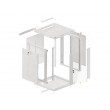 Lanberg wall-mounted installation rack cabinet 19'' 15U 600x600mm gray (glass door) Lanberg wall-mounted installation rack cabinet 19'' 15U 600x600mm gray (glass door)