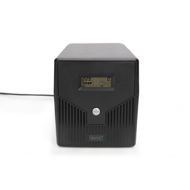 Digitus | Line-Interactive UPS | Line-Interactive UPS DN-170076, 2000VA/1200W 12V/9Ah x2 battery, 4x CEE 7/7, USB, RS232, RJ45,LCD, Simulated sine wave, 198 x 158 x 380 mm, Weight: 10.5 kg | 2000 VA | 1200 W | V