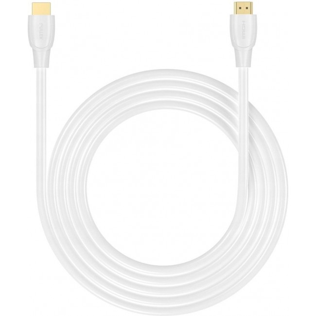 UNITEK HDMI 2.1 8K HDR Cable, White, 0,5m