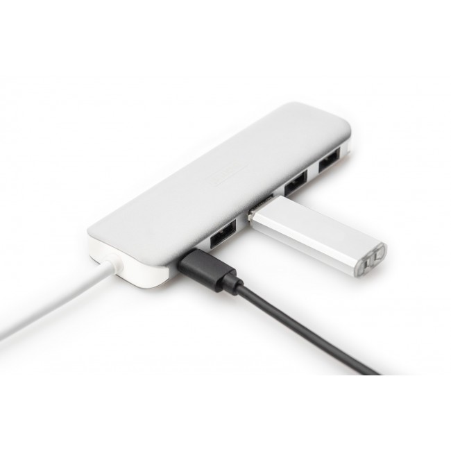 Digitus USB Type-CTM 4 port hub (USB 3.0) + PD