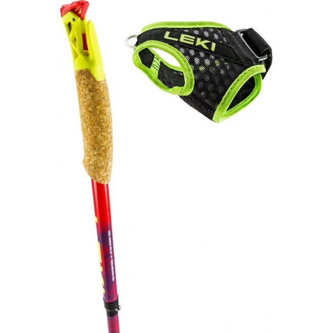 LEKI TRL Ultratrail FX One trekking poles, 125 cm, red LEKI TRL Ultratrail FX One trekking poles, 125 cm, red
