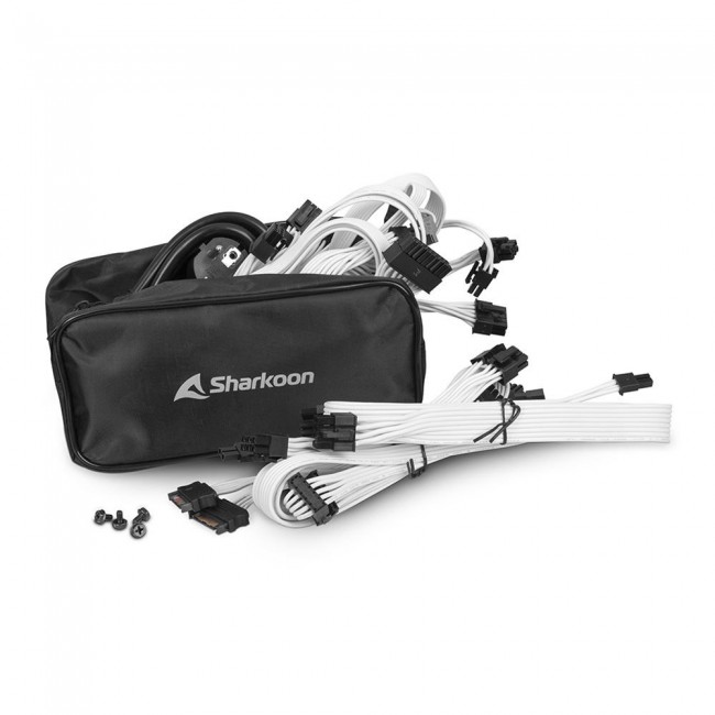 Sharkoon Rebel P30 Gold power supply unit 1000 W 20+4 pin ATX ATX White