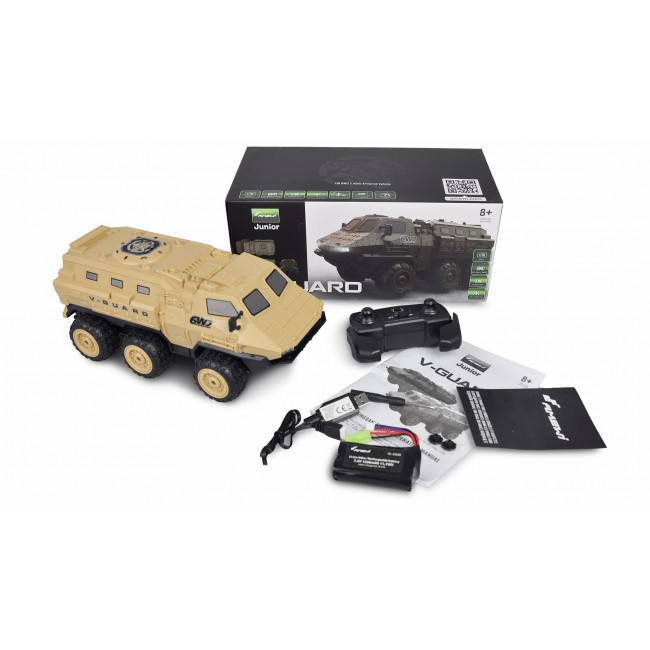 Amewi V-Guard Armored Vehicle 6WD 1:16 RTR Radio-Controlled (RC) model Electric engine