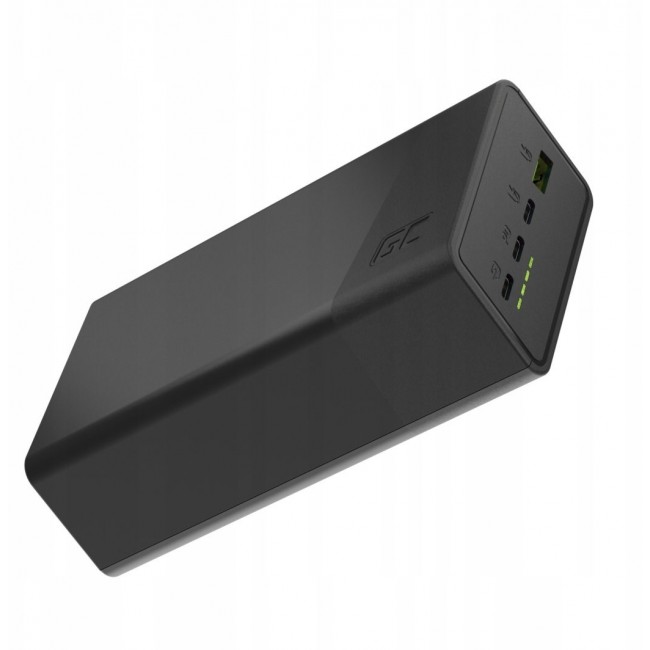 Greencell PowerPlay 30 Powerbank 30,000mAh 22.5W (3x USB-C, 1x USB-A) black