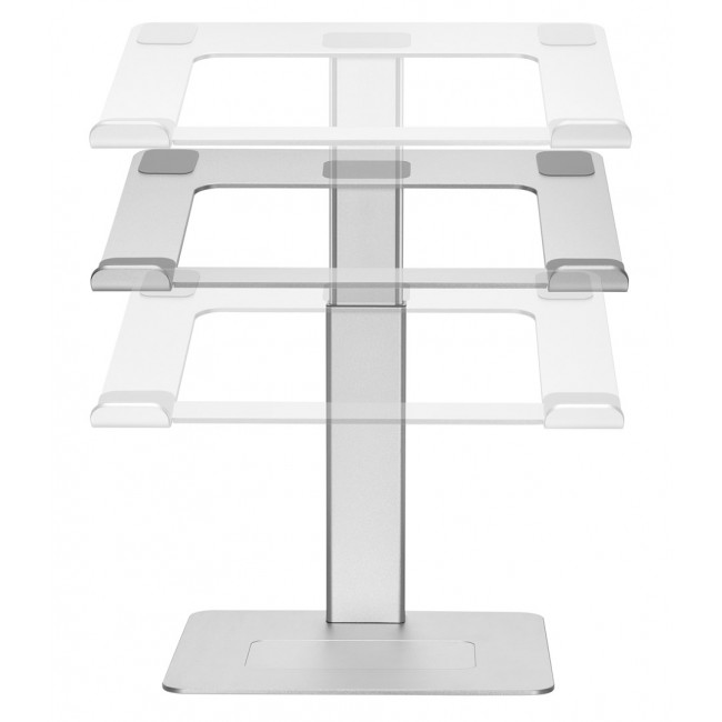 Gembird NBS-D1-02 laptop stand Silver 39.6 cm (15.6