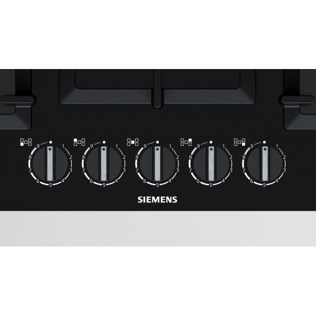 Siemens EP7A6QB90 hob Black Built-in Gas 5 zone(s)