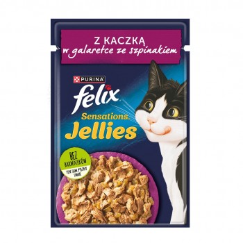 FELIX Sensations Duck and spinach - wet cat food - 85 g