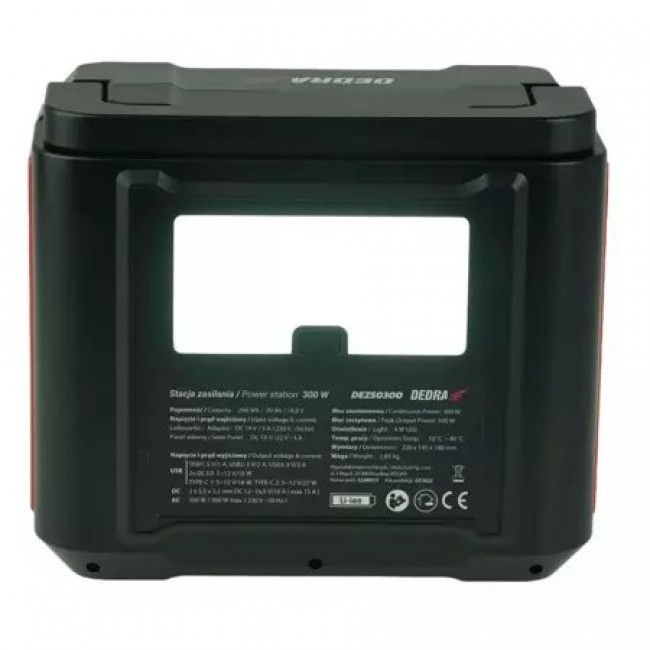 DEDRA DEZS0300 portable power station Lithium-Ion (Li-Ion) 20000 mAh 500 W 2.85 kg DEDRA DEZS0300 portable power station Lithium-Ion (Li-Ion) 20000 mAh 500 W 2.85 kg
