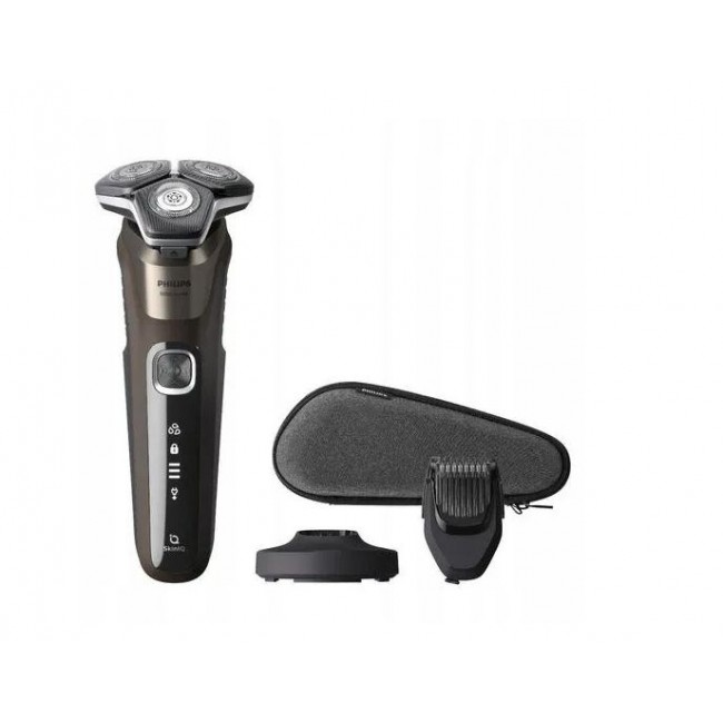 Men's electric shaver, brown + case, Philips 5000 series S5886/38 Men's electric shaver, brown + case, Philips 5000 series S5886/38