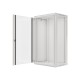 Lanberg Wall mounting rack cabinet 19'' 22U 600x450mm Grey