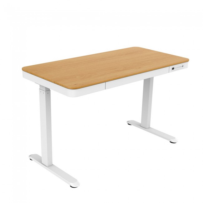 Activejet desk with electric height adjustment 140x70 ET119W-C white/oak