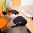 R-Go Tools Armrest R-Go split, ergonomic armrest in two parts, adjustable, symmetrical, with softfoam, black