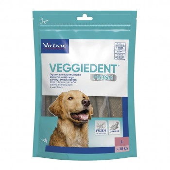 VIBRAC Veggiedent Fresh - dog treat - L - 502,5 g