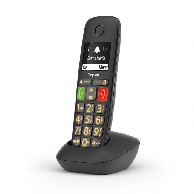 Gigaset E290HX DECT telephone Black Gigaset E290HX DECT telephone Black