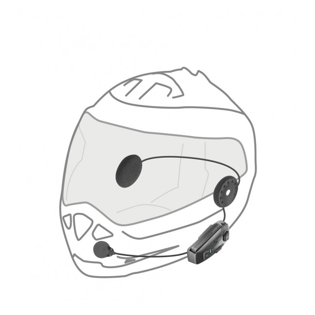 Interphone U-COM 8R Motorbike intercom 1600 m Black