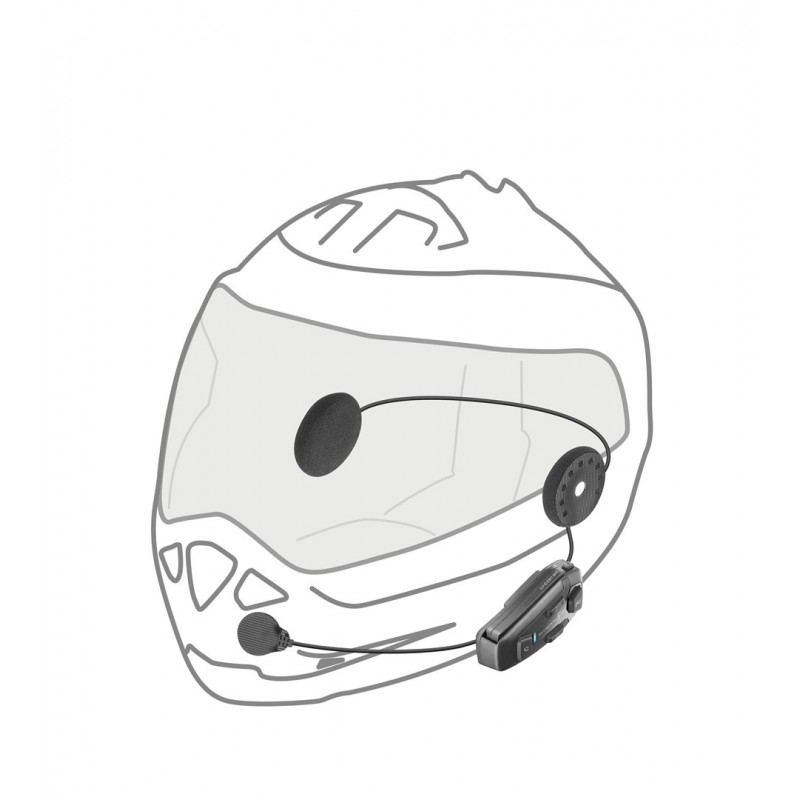 Interphone U-COM 8R Motorbike intercom 1600 m Black