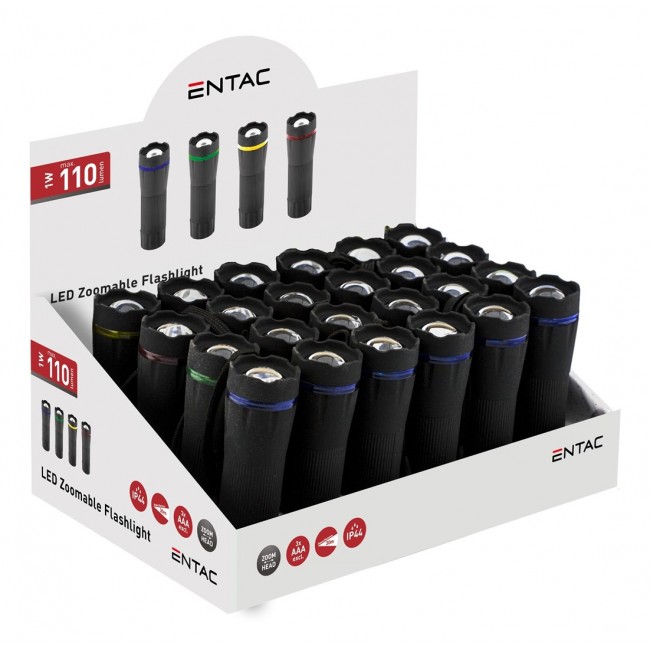 Entac Flashlight Focusable Plastic (Offer) - 3AAA